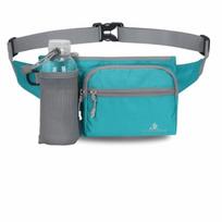 Waterproof Waist Bag Lightweight Water Bottle Bag Casual Phone Chest Bag  Running ežero mėlyna spalva