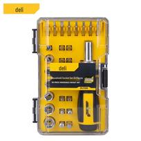 Deli 30-Piece Professional Socket and Bit Set