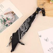 Punk Handlebar Motorcycle Decoration, Universal Rock Bandana Biker, Hip Hop Hanging Kerchief Ribbon