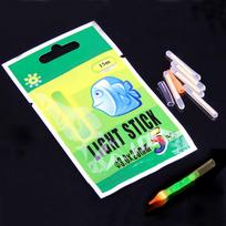 50Pcs Fishing Fluorescent Lightstick Long Lasting Glowing Light Stick Multipurpose Fishing Glow Tips for Night Fishing 37MM