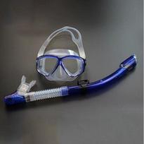 Children's Full Dry Snorkeling Mask and Anti-Fog Snorkel Set Children