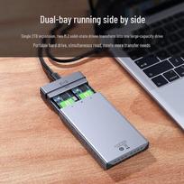 UGREEN M.2 Dual-Bay SSD Enclosure USB3.0 Type-C
