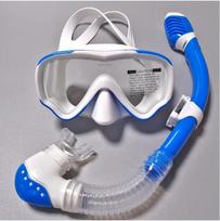 Kids' Anti-fog Snorkeling Set: Silicone Goggles & Mouthpiece with Mask