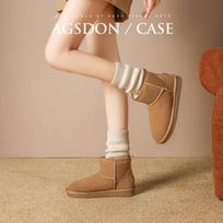 Agsdon Women's Warm Fleece-Lined Snow Ankle Boots EU 38
