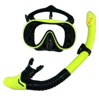 Anti-Fog Myopia Full Dry Snorkel & Diving Mask Set with Nose Clip One Size