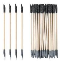 2 Sanding Size Sanding Sticks Versatile Fine Grit Sandpaper Sticks  Wood dual-headed 50pcs