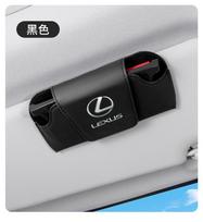 For Lexus RX330 IS250 Ct200h ES300h RX350 IS300h NX300h RX400h UX Car Sun Visor Glasses Clip Multifunctional Case Glasses Holder juoda