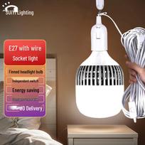 High Power E27 LED Bulb with Cord and Switch