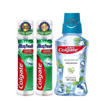Colgate Mint Mouthwash & Toothpaste Bundle