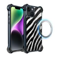 Etui Do Iphone 14 Plus Ibizu Dropguard Ultra Z Magsafe, Zew Natury, Zebra