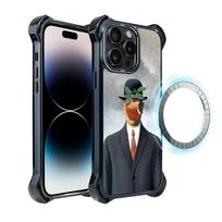 Etui Iphone 14 Pro Ibizu Dropguard Ultra Z Magsafe, Rene Magritte, Syn Człowieczy
