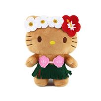 Sanrio Hello Kitty & Kuromi Plüschtierpuppe 20 Cm – Weiches Kuscheltier, Hula Rock Kitty, Cartoon Geschenk