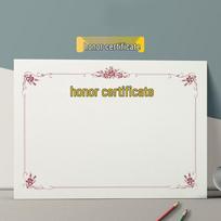 A4 Hot Stamping Honor Certificate Blank Pages 16K Honor Certificate