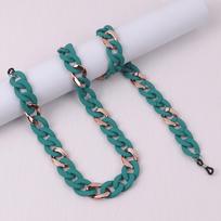 New Matte Acrylic Link Glasses Chain Face Mask Lanyard for Women Fashion Sunglasses Chains Cord Hanging Neck Strap Accessories
