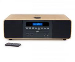 Mikrobokštelis Thomson Mic202Ibt su „Bluetooth“ ir induktyviu telefono įkrovikliu, FM radijas su RDS, grotuvas CD/MP3