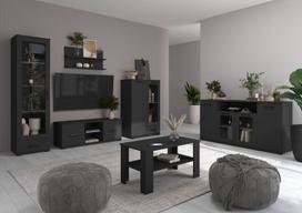 TV staliukas ADRK Furniture Frazio, juodas