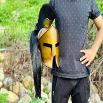 Spartan helmet Great king Leonidas spartan 300 movie Helmet Medieval Wearable helmet Solid steel with inner Leather Liner  Best Gift