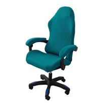 1 rinkinys stilingas Nordic žaidimų kėdės užvalkalas Minkštas elastingumas, neslystantis dulkėms atsparus Polar Fleece fotelio užvalkalas tamsiai žalia spalva