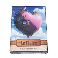 10,4*7,3 cm Le Claire Lenormand Unikali 36 kortų kaladė su žaviais Ghibli stiliaus animacinių filmų personažais