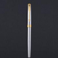 Medium Business Silver Writing Supplies Nib Fountain Pen Trim M sidabras