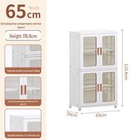 Daugiasluoksnės mobilios saugojimo spintos: Sulankstoma vienviečių/dviejų durų spinta su spintelėmis Double door extra large (width 65) second floor