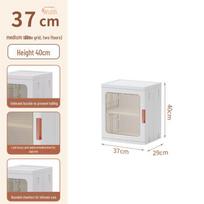 Daugiasluoksnės mobilios saugojimo spintos: Sulankstoma vienviečių/dviejų durų spinta su spintelėmis Single door medium size (width 37) first floor
