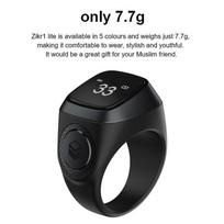 Smart Tasbih Tally skaitiklio žiedas musulmonams Zikr Digital Tasbeeh 5 maldos laiko priminimas Bluetooth