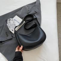 Vienspalvis „Hobos“ krepšys moterims, didelės talpos kelioninis „Crossbody“ krepšys, moteriškas „Half Moon“ pečių krepšys, kasdienis „fanny“ krepšys. 28x11x17cm juoda