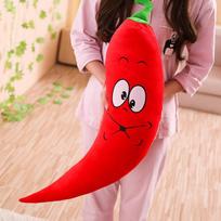 Kūrybinga pipirų daržovių animacinio stiliaus pagalvė lėlė skudurėlis pliušinis žaislas pagalvė lėlė namų gimtadienio dovana 80cm（0.4kg）