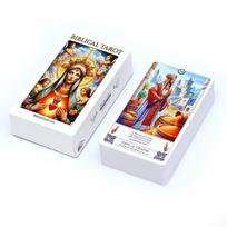 Biblijinės Taro Kortos Oracle Kortos Stalo Žaidimai Iliustracija Būrimas Išmintis Oracle Kortos vakarėlis Stalo Žaislas Pramogos Laisvalaikis