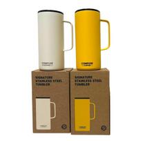 Compose Coffee MD Termosas – BTS V Modelis | Oficialus K-POP Bendradarbiavimas | Dramblio kaulo / Geltonas Compose Coffee MD Tumbler Ivory