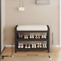 Sturdy Multi-Tier Shoe Rack - Space-Saving Metal Organizer for Hallway, Dorm & Office. Easy Assembly, Modern Design.