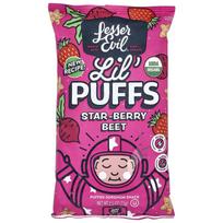 LesserEvil, Lil' Puffs, Star Berry Bits, 71g (2.5oz)