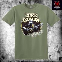 26 Luke Combs 'Beer Never Broke My Heart Tour' Unisex Heavy Cotton T-SHIRT S-3XL  Unisex T-Shirt L