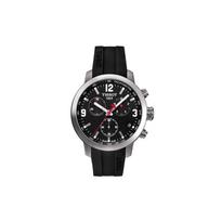 Tissot Prc 200 Kvarcinis Mechanizmas 200M Atsparus Vandeniui Laikrodis 42Mm Juodas Ciferblatas Nerūdijančio Plieno Korpusas Guminis Dirželis Vyriški Laikrodžiai Sidabrinis T055.417.17.057.00 Black Dial