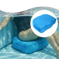 Booster Pad Cushion SPA Seat Riser Non Slip Bottom for Hotel Shower Stools mėlyna