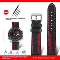 For Casio EDIFICE ECB-900YDB ECB-1000 EFR303/304/S510 EQB-50 Series Watch band Genuine leather cowhide Watch strap 22MM Bracelet 22mm