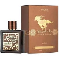 Lattafa Perfumes QAED Al FURSAN Brown Stallion Arabic Perfume, Unisex Woody Musk Scent, Long Lasting Fragrance, 100ml