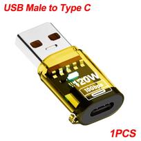 120W USB C OTG Adapter USB To Type C Data Transfer Charging Adapter 10Gbps USB Female To Type C Male Connector for IPhone 17 16