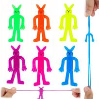 Fun 10/20Pcs Sticky Stretching Smiling Face Rabbit People Pinch Toy Kids Birthday Party Favor Christmas Carnival Adult Gift