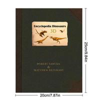 1PC 3D Encyclopedia Prehistorica Dinosaurs Folding Pop-Up Interest Dinosaur Picture Book Science Popularization Children's Gifts