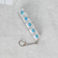 Portable 5-Keys Keychain Keyboard Mechanism Tester Finger Caps Fidget Toy