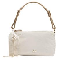 Lululemon 1,5 l kasdienis klostuotas skėčio virvelės peties dirželis nailoninis mini krepšys moteriškas peties krepšys šviesiai dramblio kaulo LW9GHVS-075059 Light Ivory White & Playful Khaki & Gold