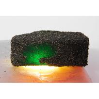 Raw Rough 167 Ct CERTIFEID Natural Emerald Green Dyed Uncut Rough Loose Gemstone 38.9 mm approx