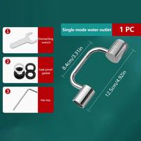 1080 Degree Rotating Faucet Extender Flexible Universal Water Tap Extension Adapter for Kitchen Bathroom Sink Clean
