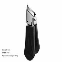 Ultra Sharp Angled Stainless Steel Nail Clippers Anti Splash For Fingernail Toenail Precise Cutting Cuticle Remover Tool