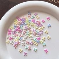 50/100Pcs Mixed Mini Bow Nail Art Charms 3D Bowknot Nail Decoration Ribbon DIY Manicure Salon Accessories
