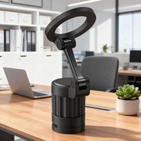 All-in-One Magnetic Phone Holder 360° Rotation, Adjustable Foldable Stand Durable ABS Material Multi for Car Travel Scenario Use