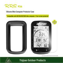 Silicone Protective Case for IGPSPORT BSC100S Bike Computer with Screen Protector Case + Screen Protector