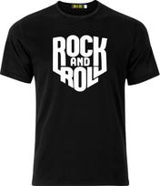 Rock and Roll Xmas present funny humour cotton T Shirt Mens Womens Tees Top L